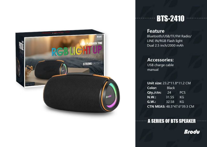 اسپیکر قابل حمل شارژی BTS-2410